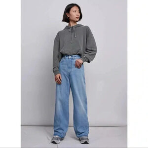 NWT Levi's High Loose Jean High Rise Wide Leg Denim Blue 31
